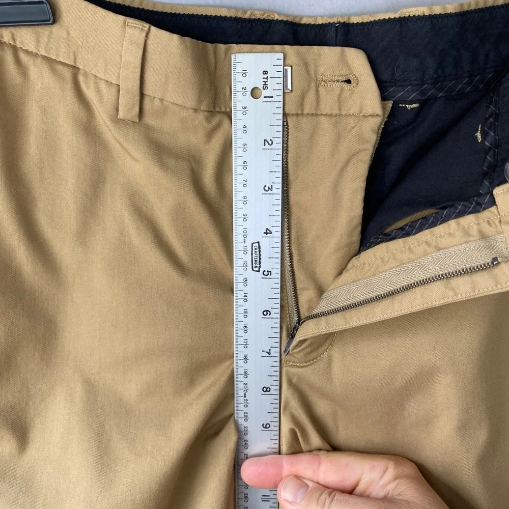 J.Crew Destination Mens Slim Fit Khaki Tan Chino Pants 29x30 Travel Tech Twill